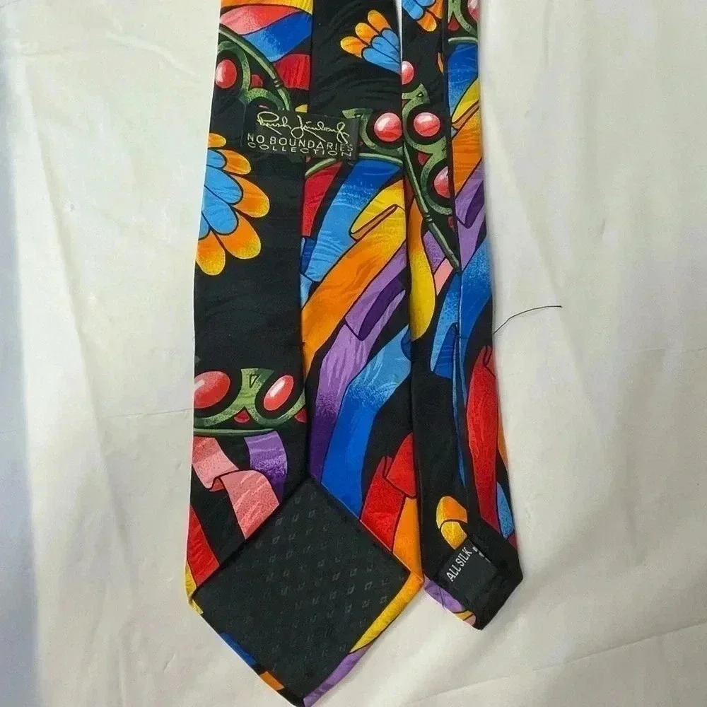 Rush Limbaugh No Boundaries collection 100% silk men’s tie made in the USA blue